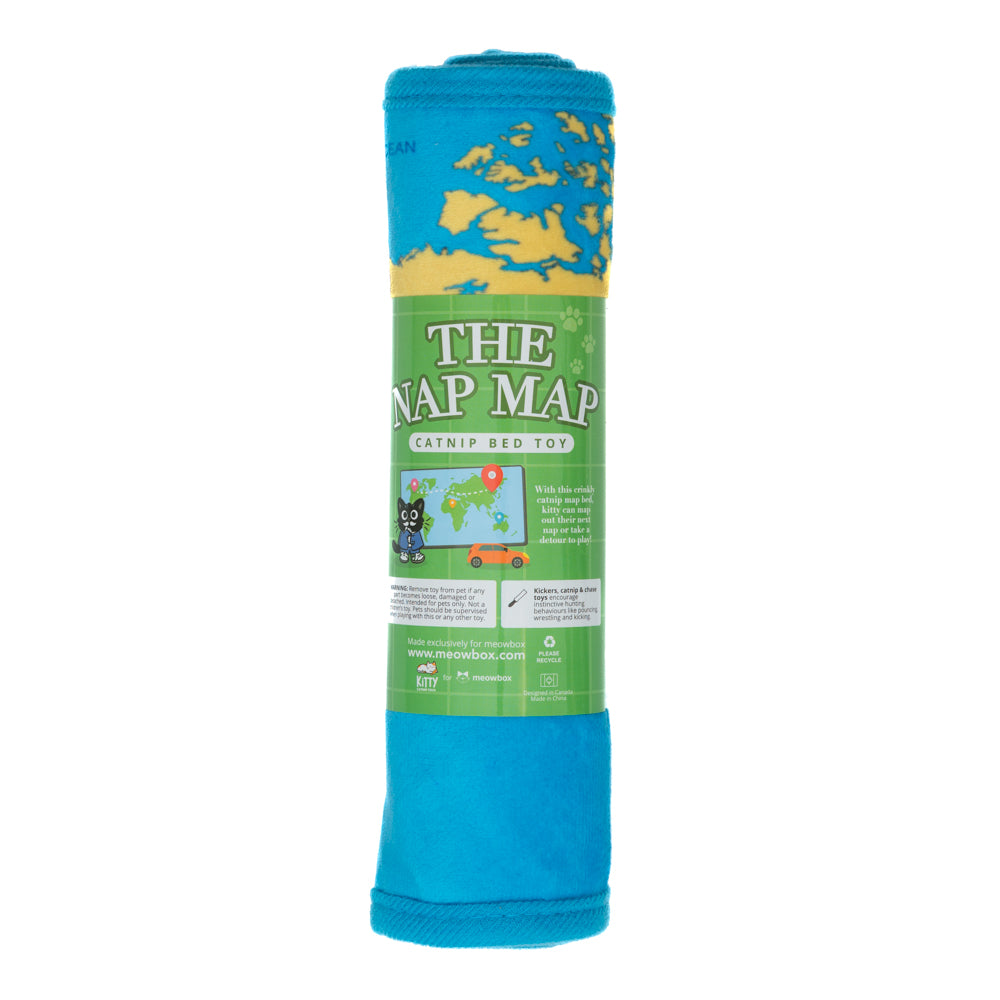 The Nap Map Catnip Bed Toy
