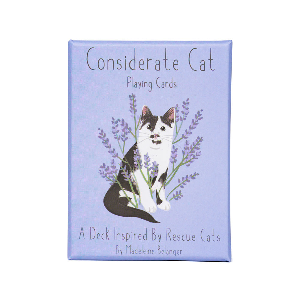 Considerate Cat Playing Cards