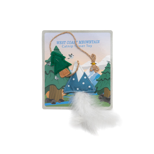 West Coast Meowntain Catnip Teaser Toy