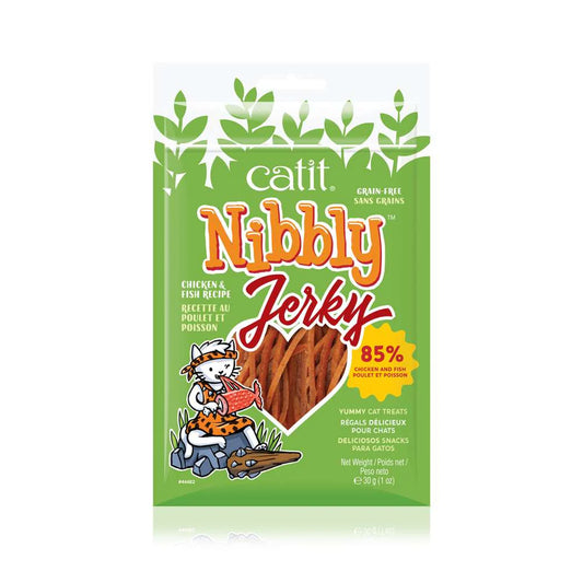 CatIt Nibbly Jerky, Chicken & Fish Flavor