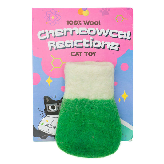 Chemeowcal Reactions woll cat toy by Le Sharma