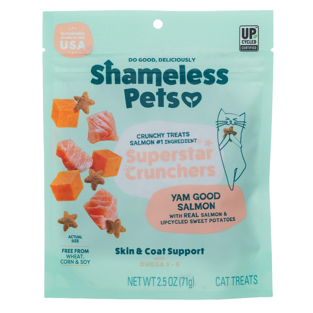 Shameless Pets Superstar Crunchers treat - Yam Good Salmon
