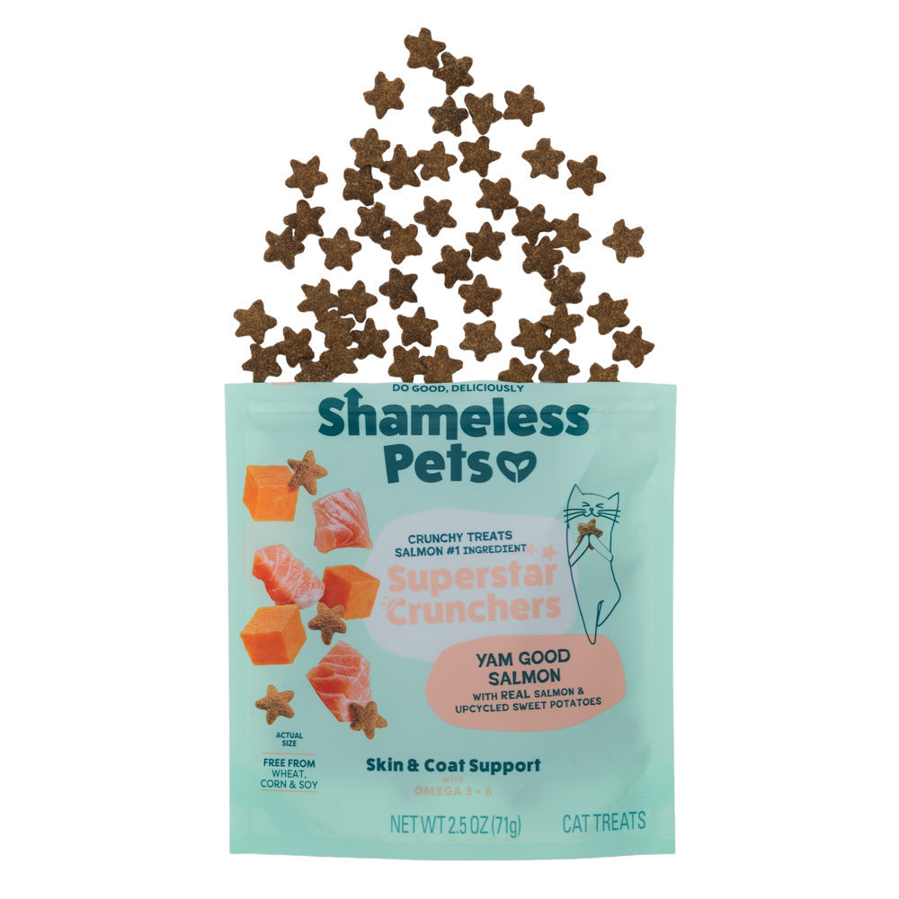 Shameless Pets Superstar Crunchers treat - Yam Good Salmon