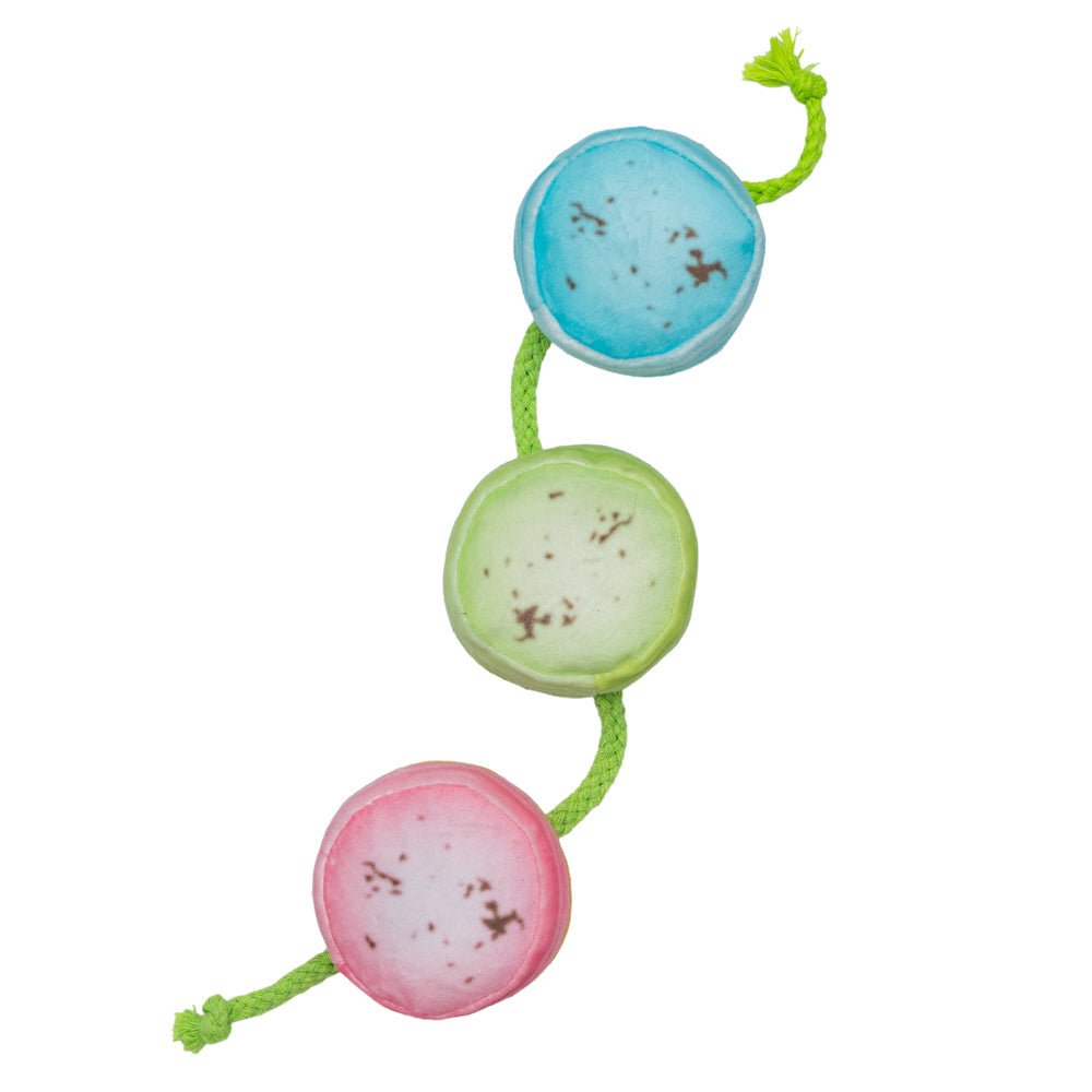 Meowcaron catnip chaser toy