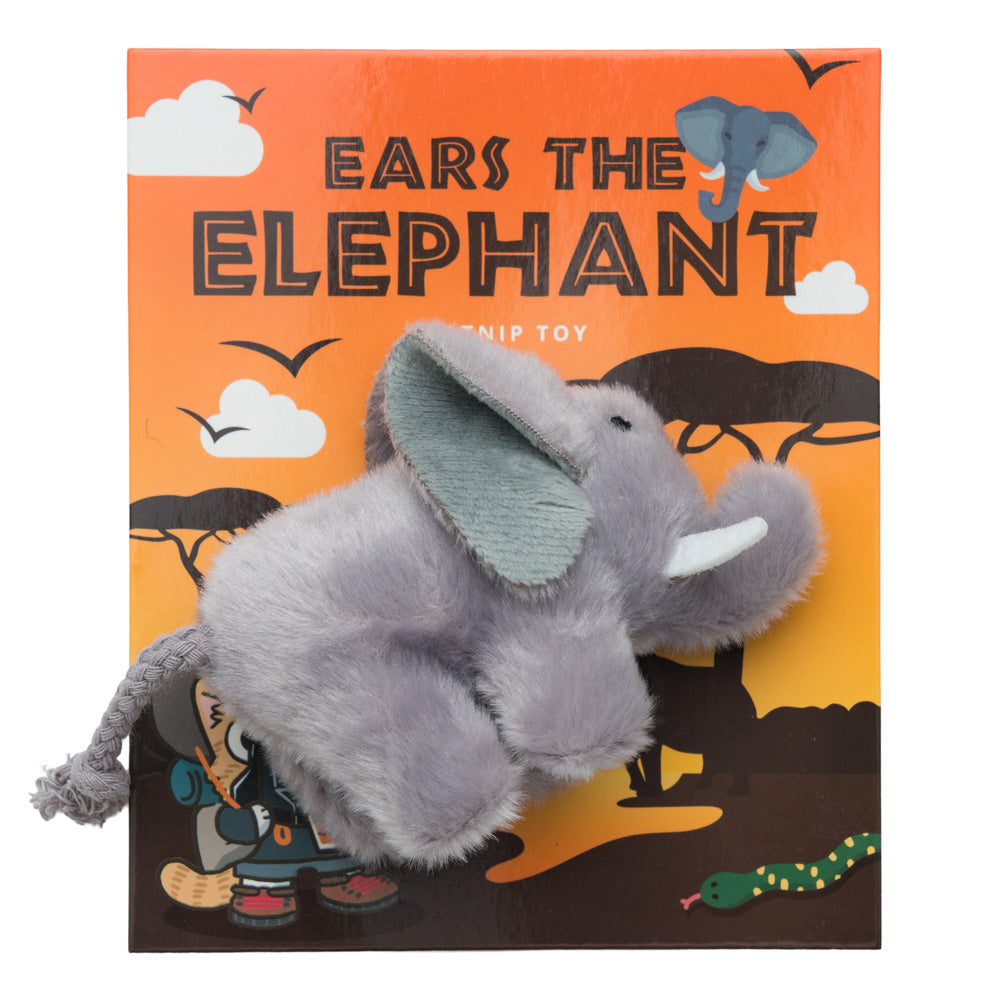 Ears the Elephant catnip plushie