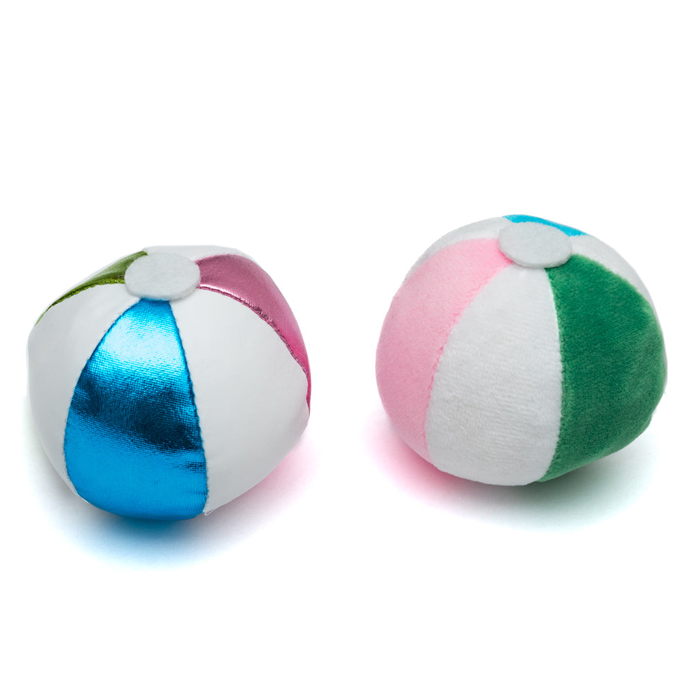 Beach Fluff Bum Beach Ball cat toys 2 pack