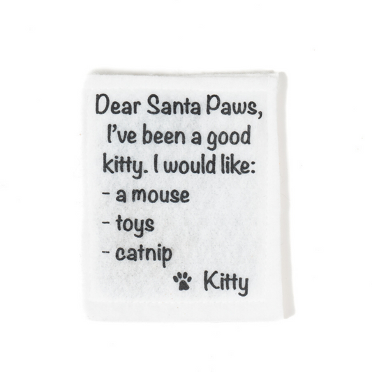 Handmade Letter to Santa Paws